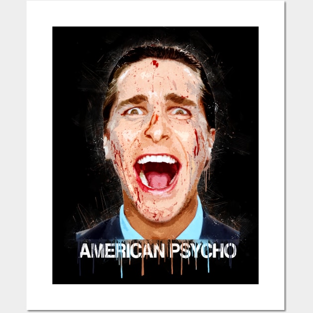 American Psycho - Christian Bale Wall Art by NorthWestDesigns